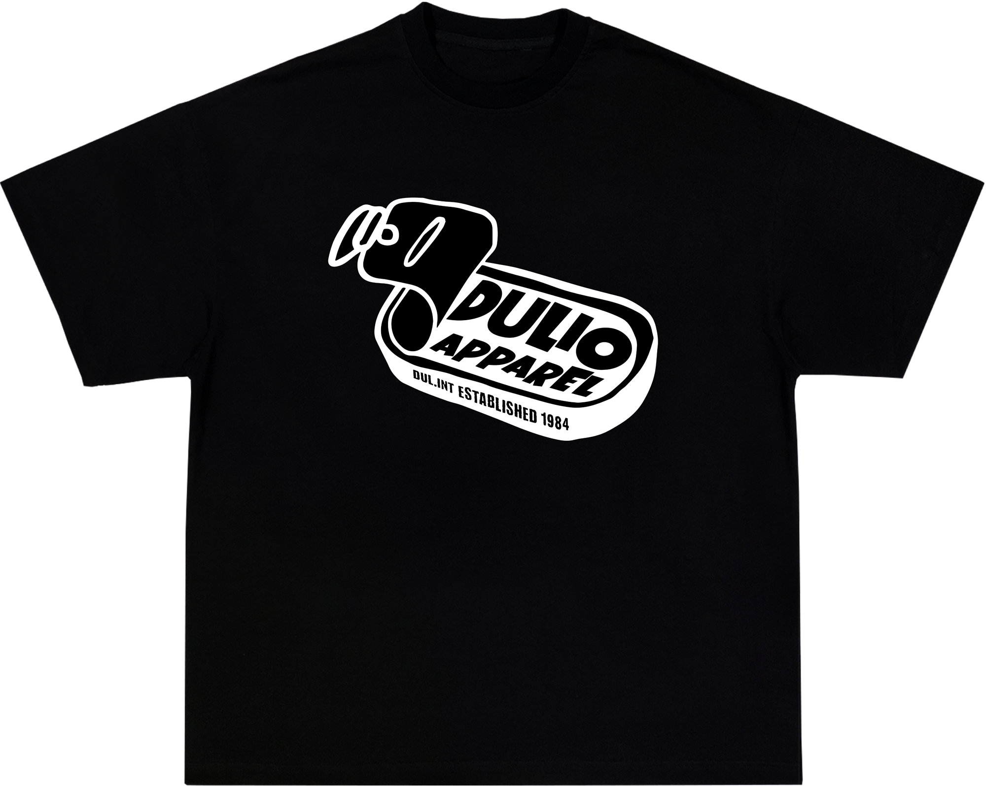 BLACK CANNED TEE