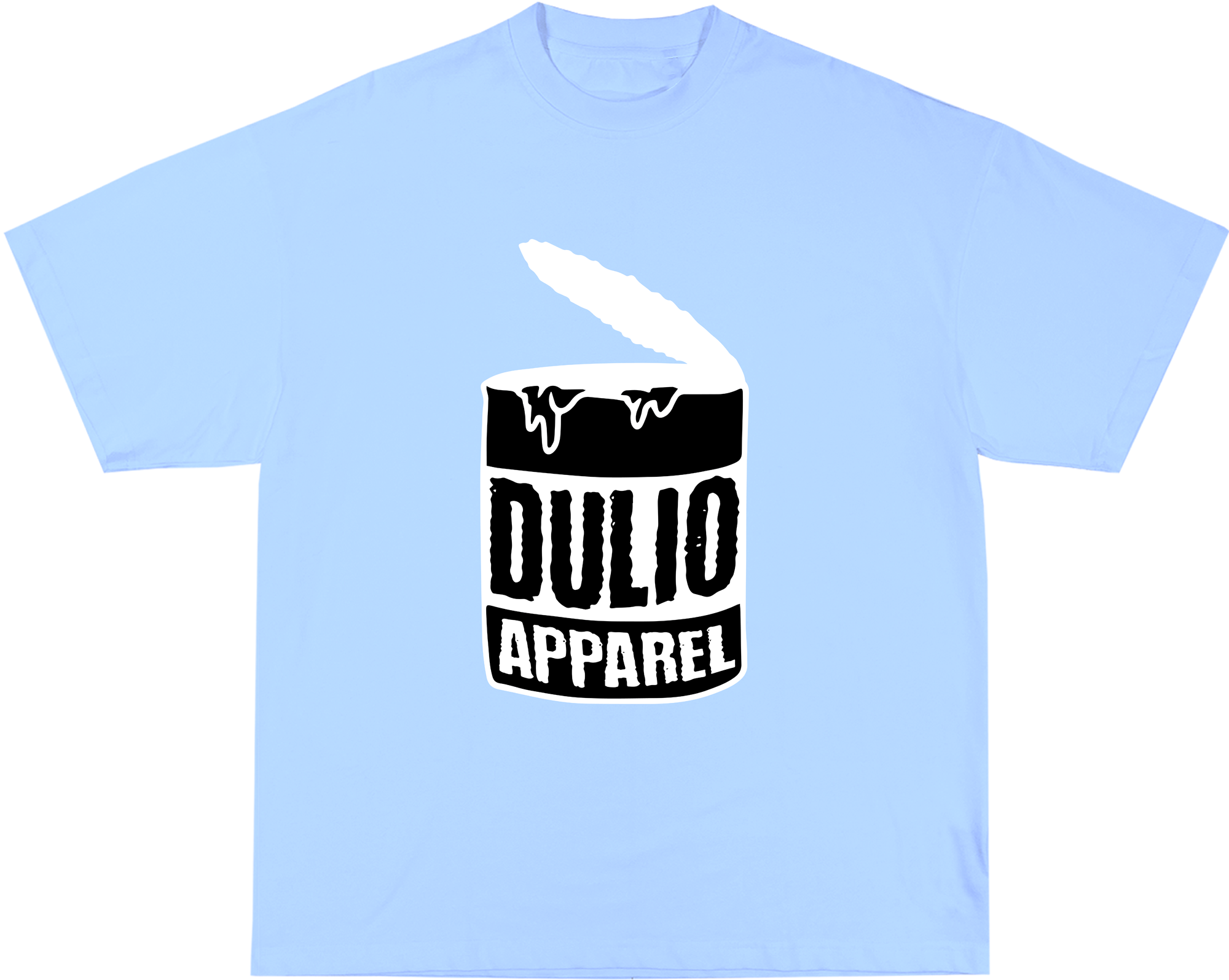 LIGHTBLUE PAINT TEE